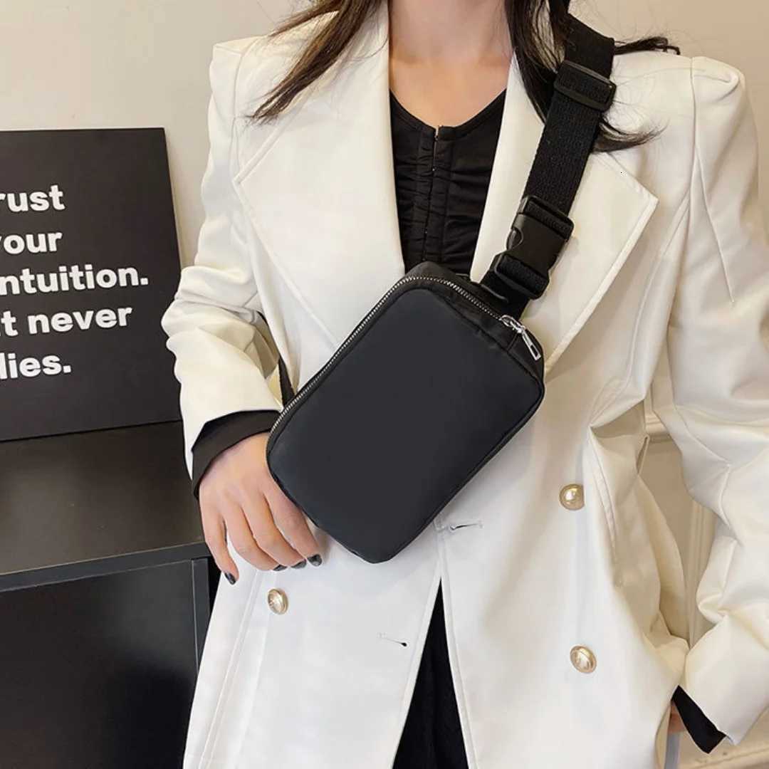 Simple and versatile womens chest bag multi-functional shoulder crossbody waist bag business trip outdoor sports portableT251204