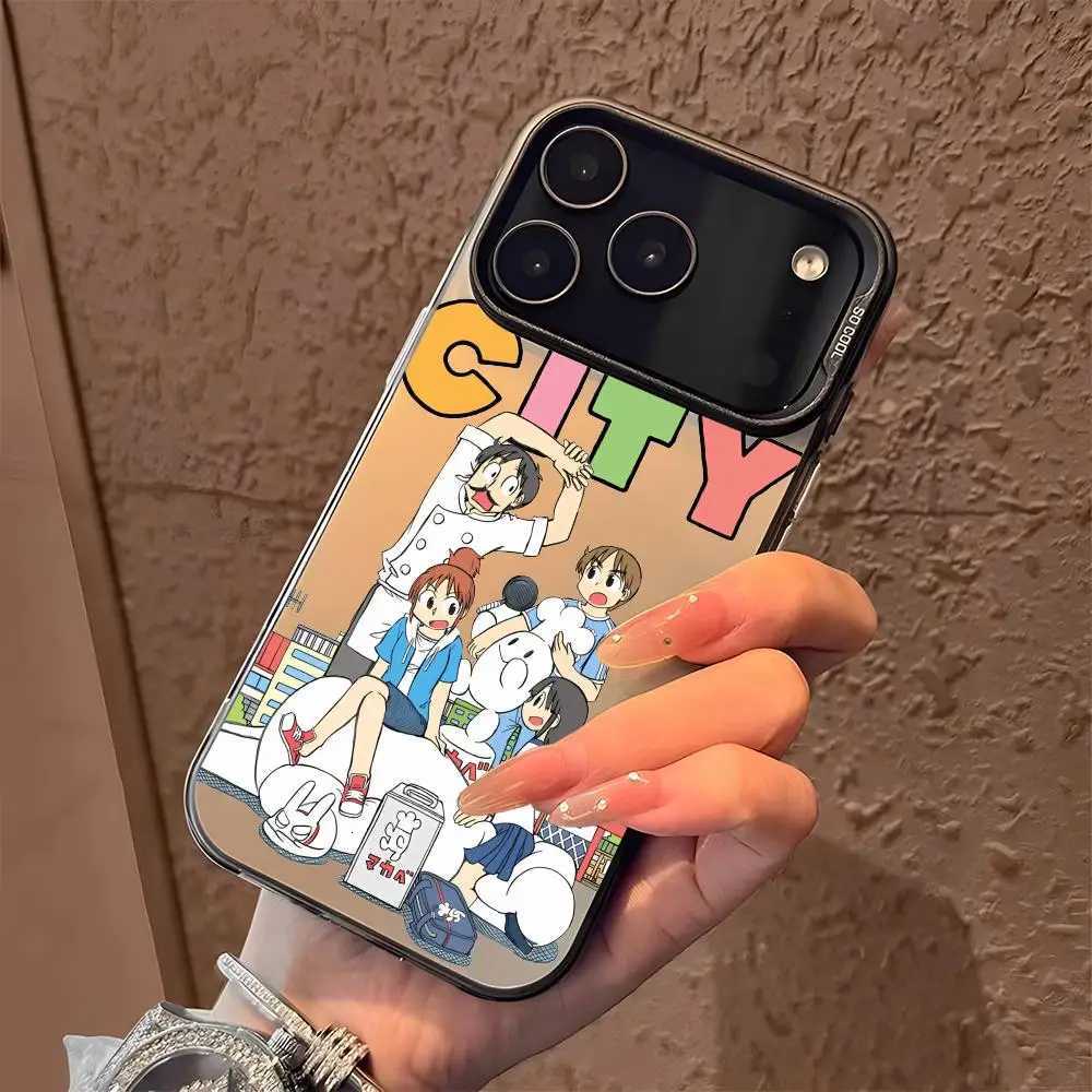 Anime City the An Phone Case For Phone 11-17 Air Pro Max Colorf Plated Anti Slip Anti Fingerprint Protector H251203