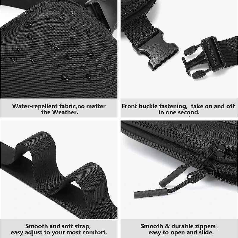 Yoga Sports Waist Bag Outdoor Running Portable Bag Unisex Pack Fitness Crossbody Fashion Wallet Zip Bag GiftT251204