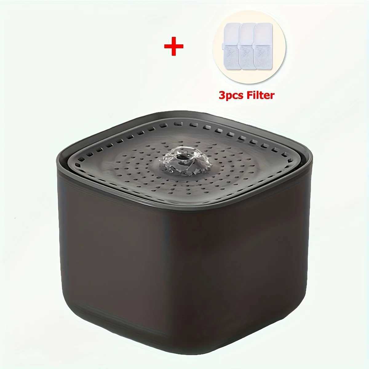 3L Automatic Pet Water Fountain with 3pcs Filter Chips Silent Drinking Dispenser for Cats Dogs Replacement Filters for sale M251204