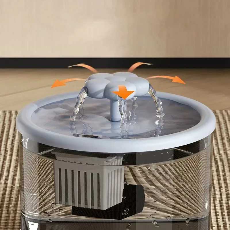 15L Ultra-Quiet Smart Cat Water Fountain with Automatic Filter and Burnout Prevention Recirculating Dog Water Dispenser Pump M251204