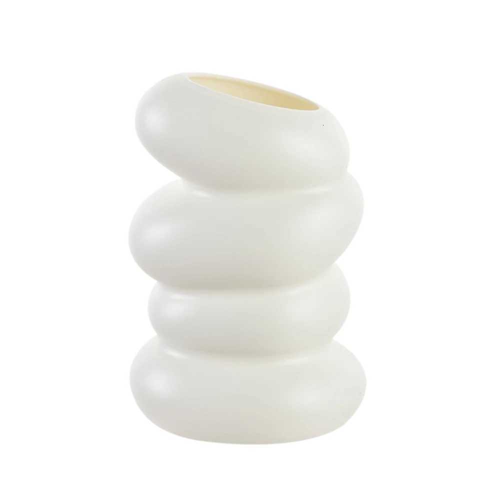 Plastic Vase Imitation Ceramic Flowers Pots Wedding He Ro Outdoor Garden Table DIY Gift Bonsai Festival Yard Garden Decor H251204