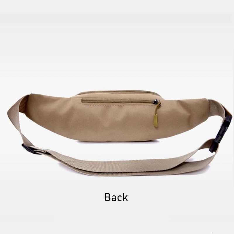 Mens and Womens Universal Models Waist Bag Fashion Crossbody Bags Sports Cell Phone Bags Solid Color Large Capacity Chest BagT251204