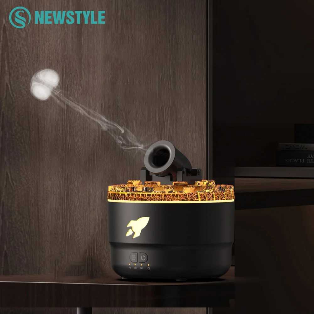 Cannon Aratherapy Diffuser Jellyfish Spray Air Humidifier 7Colour Gradient Night Light trasound Essential Oil Are Diffuser C251204