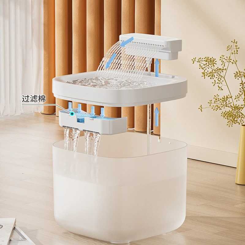 3L USB Pet Water Fountain with Pump Filter Anti-Dry Burning Cat Water Dispenser Auto Recirculating Pet Water Flow Drinker M251204 - view 6