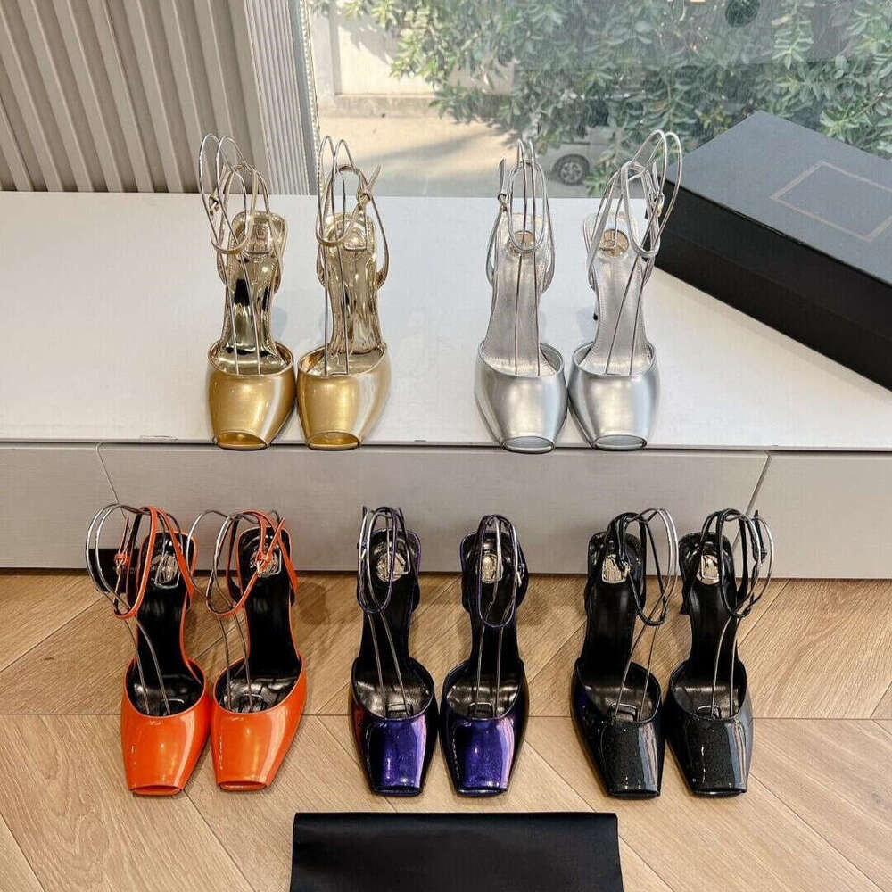 luxury Peep Toes platform sandals wedge Silk high heels Wraparound Dress Ankle-Wrap Buckle Pumps Designer shoe woman 10cm Stiletto Heel party Wedding evening shoes