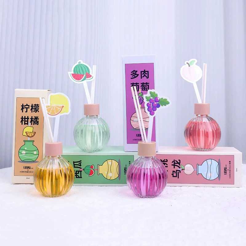 50ml Natural Aromatherapy Set Reed Diffuser Oil with Sticks Aromatherapy For Bedroom Bathroom Air Freshener Gift Home Decor Y251204