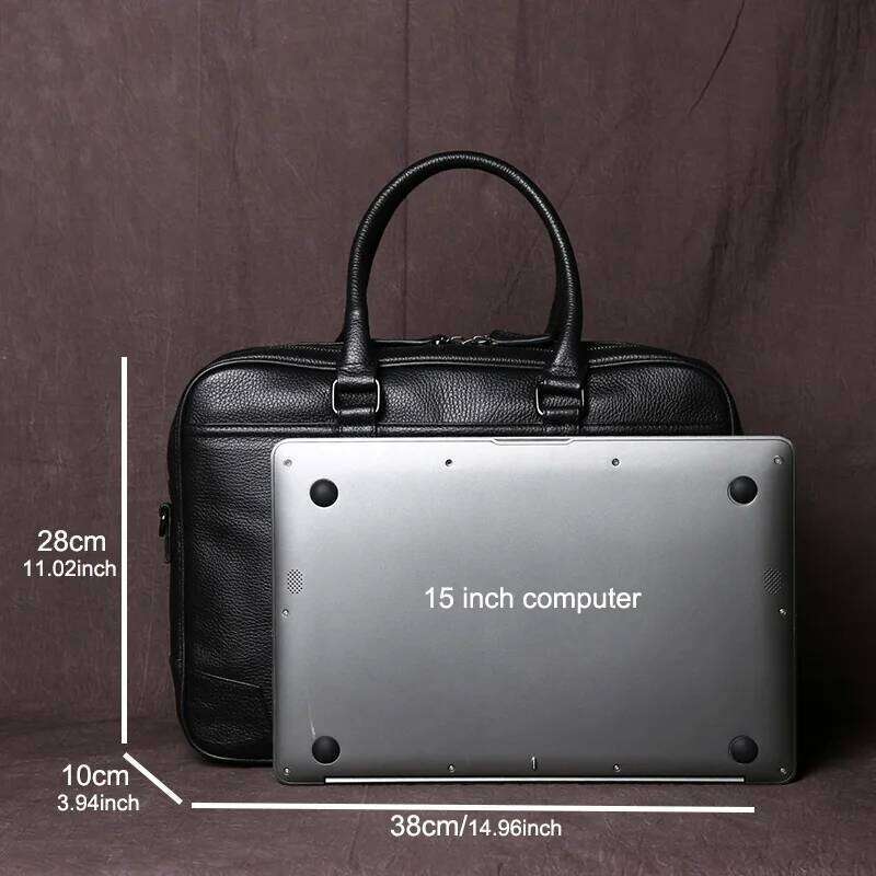 Luxury Bag Designer Retro Genuine Leather Handbag Men S Horizontal Large Capacity Messenger Briefcase First Layer Cowhide Business Computer Bag