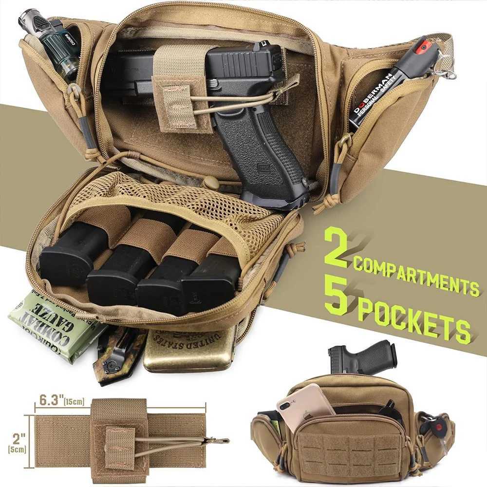 Outdoor multi-functional waist bagLarge capacitysmallsized outdoor lightweight running sports enthusiast tactical waist bag A-DHT251204