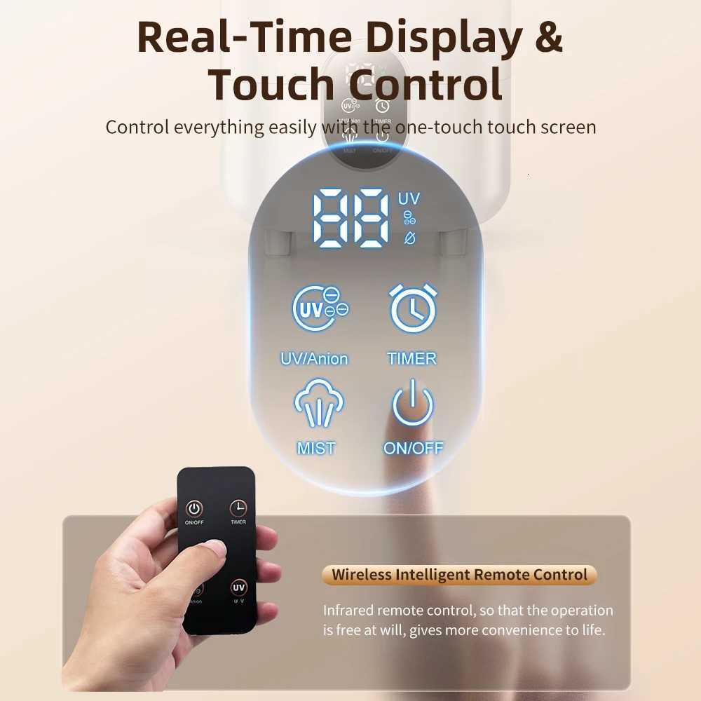 4L Air Humidifier with Remote control Cool Mist Humidifier For He Bedro Off USB Humidifier Diffuser 220V EU C251204