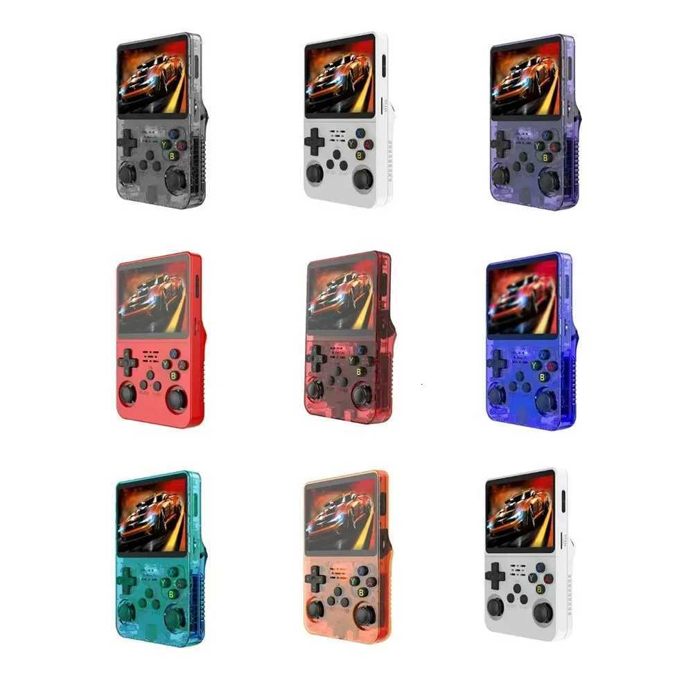 R36S open source system 64G/128G classic memory handheld game console 35-inch IPS color sn nostaic GBA arcade emator H251204