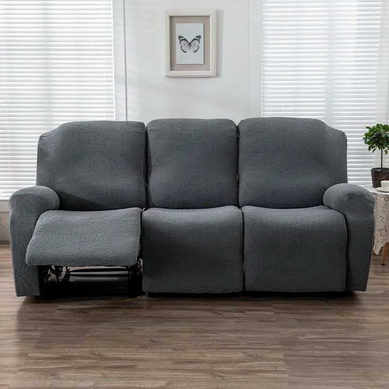 1/2/3 Seater Waterproof Elastic Jacquard Recliner Slipcovers Chivas Lounge Chair Sofa Cover for Bedroom Living Room Home Decor M251204 - view 5