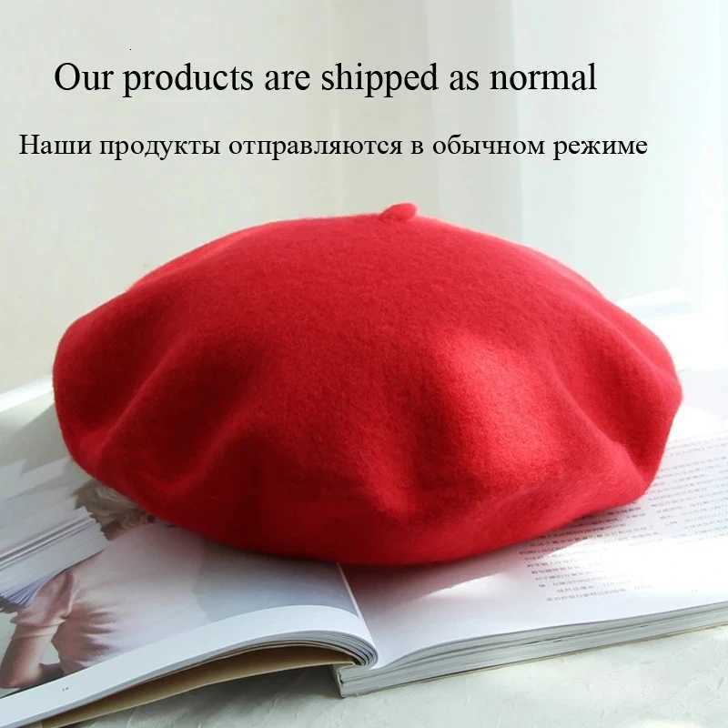 New Fashion Women Thick Berets Artist French Painter Hat Girls Female Warm Walking CapXJ251204 - view 4