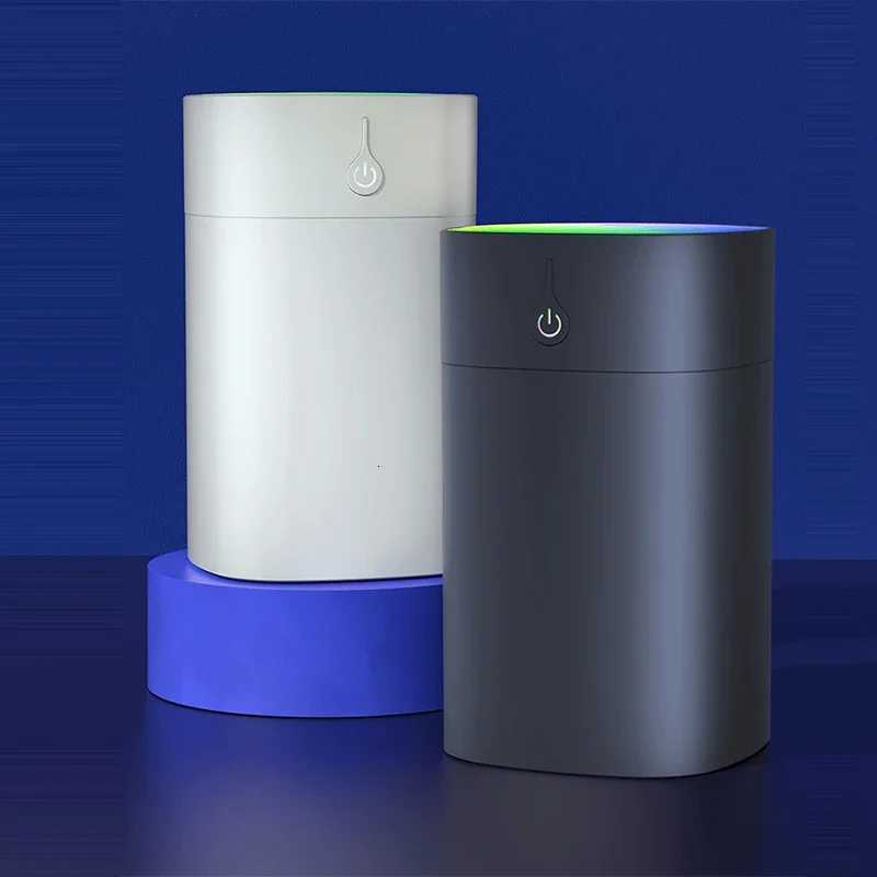 USB Mini Air Humidifier 400ml Aratherapy Diffuser-He Car Use with Silent trasonic Technology and LED Color Light C251204