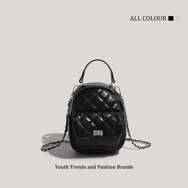 designer bag Quilted Women Fashion Small Backpack Chain Shoulder Bag