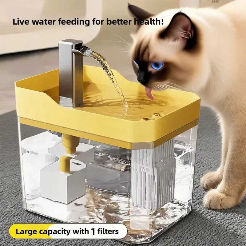 15L Cat Water Fountain Automatic Water Dispenser USB Live Circulation Filter Pet Drinker Quiet Pet Water Fountain Cat Small Pet M251204 - view 1