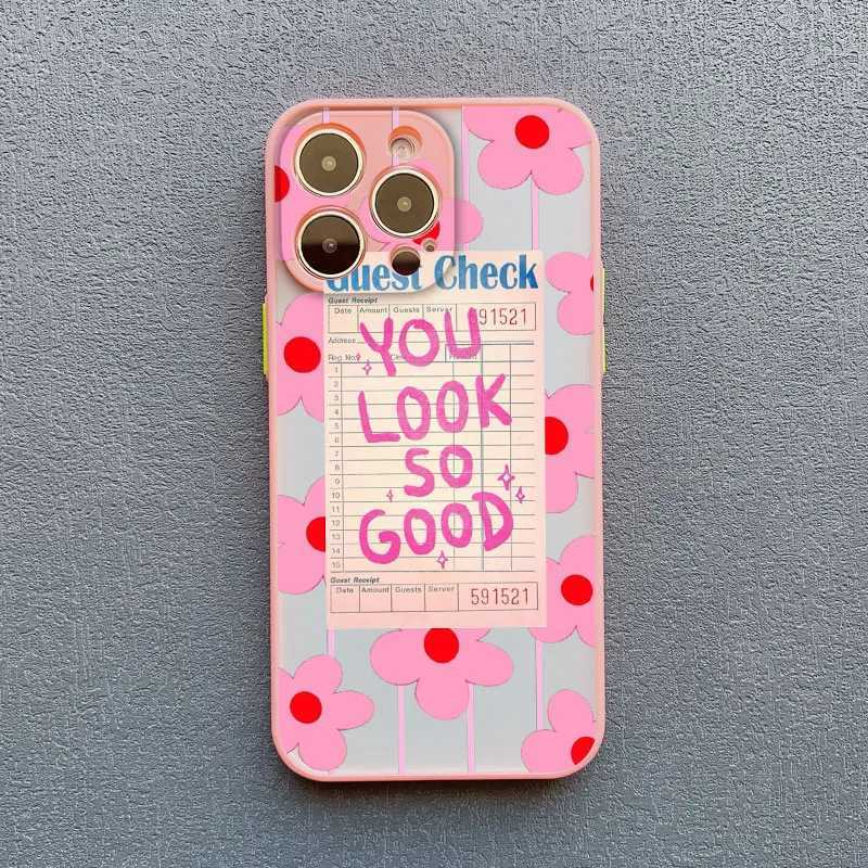 Text You Look So Good Phone Case For iPhone 16 15 Pro Max Plus 13 12 11 14 Pro Max Mini XR XS X 7 8 SE2 Back Covers H251203