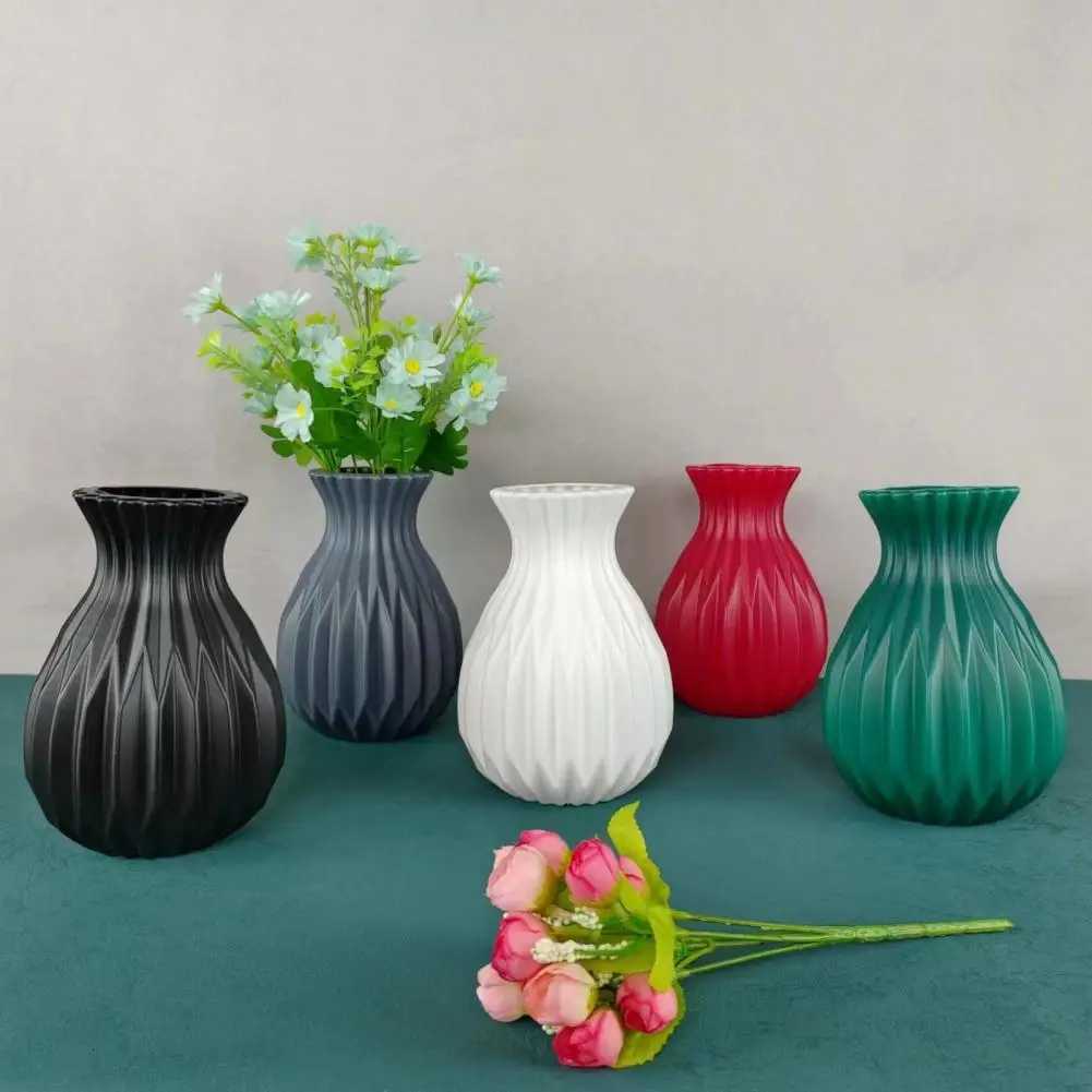 Unique Design Vase Elegant Flower Vase for He Decoration Wedding Arrangements Fine Workmanship Pot for Living Ro Ornament H251204