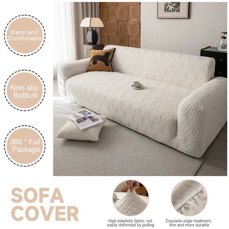 Adjustable Elastic Sofa Cover Armchair Protector Corner Large Leaves L Shape Stretch Slipcovers Couch Covers 1/2/3/4/5 Seaters M251204 - view 4