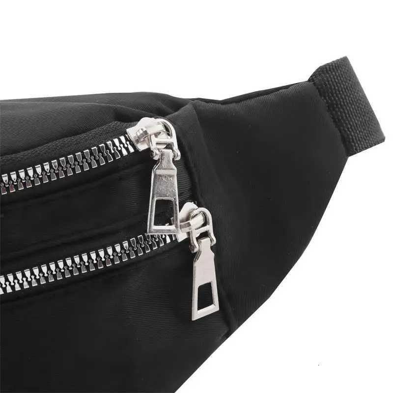 Solid Color New Sports Waist Bag Oxford Cloth Waterproof Crossbody Bag For Men And Women Fashionable And Versatile Shoulder BagsT251204