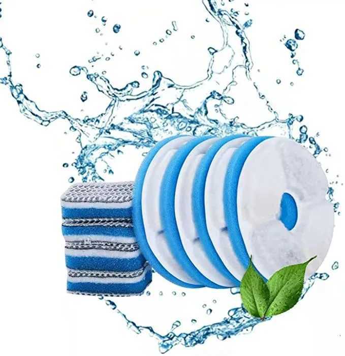 Pet water dispenser square stainless automatic circulation filtration intelligent sensor water cat drinker C002 European plugs M251204 - view 6