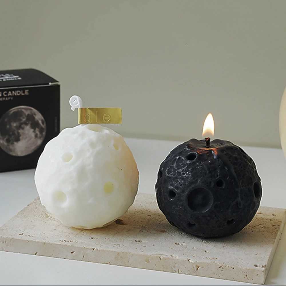 Creative Lunar Shape Scented Candles Home Decor Candle For Party Birthday Room Decoration Gift Y251204