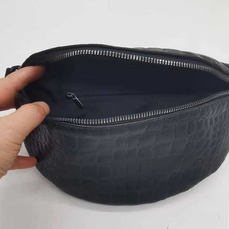 Fashion Waist Bag Women Crossbody Chest Bag Crocodile pattern PU Leather Fanny pack Female travel small Shoulder Bag Phone PurseT251204