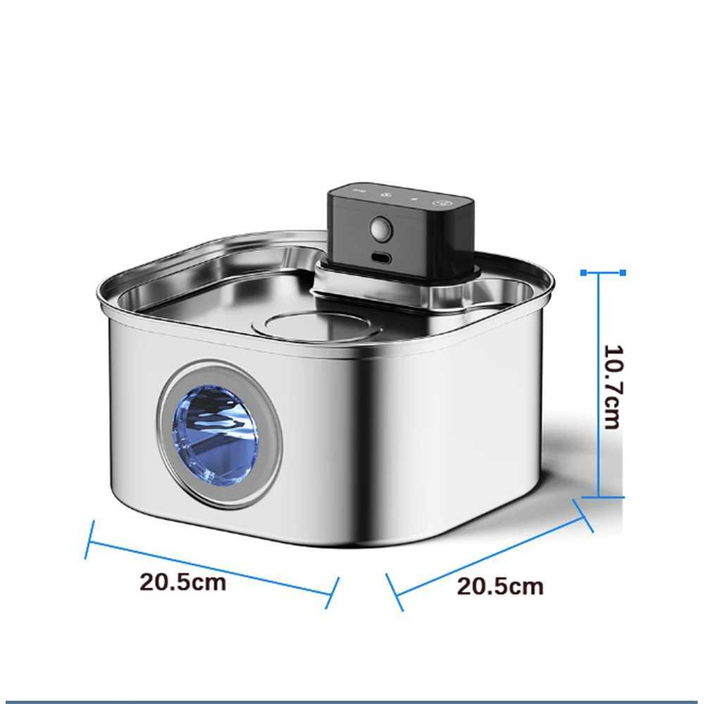 Wireless Charging Automatic Water Fountain 32L Intelligent Pet Water Dispenser With Filter Drinking Fountain For Cats Dogs M251204
