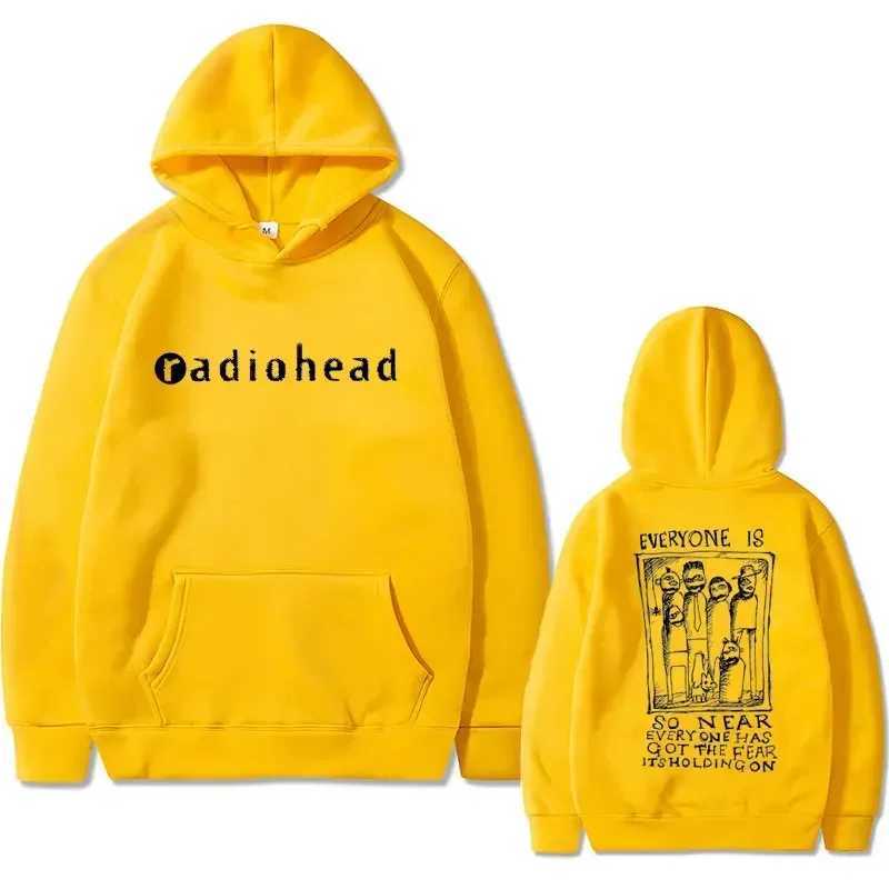 British Rock Band Radiohead Graphic Print Hoodie Men Womens Clothes Male Fashion Vintage Hoody Sweatshirt Gothic Y2k Streetwear J251203