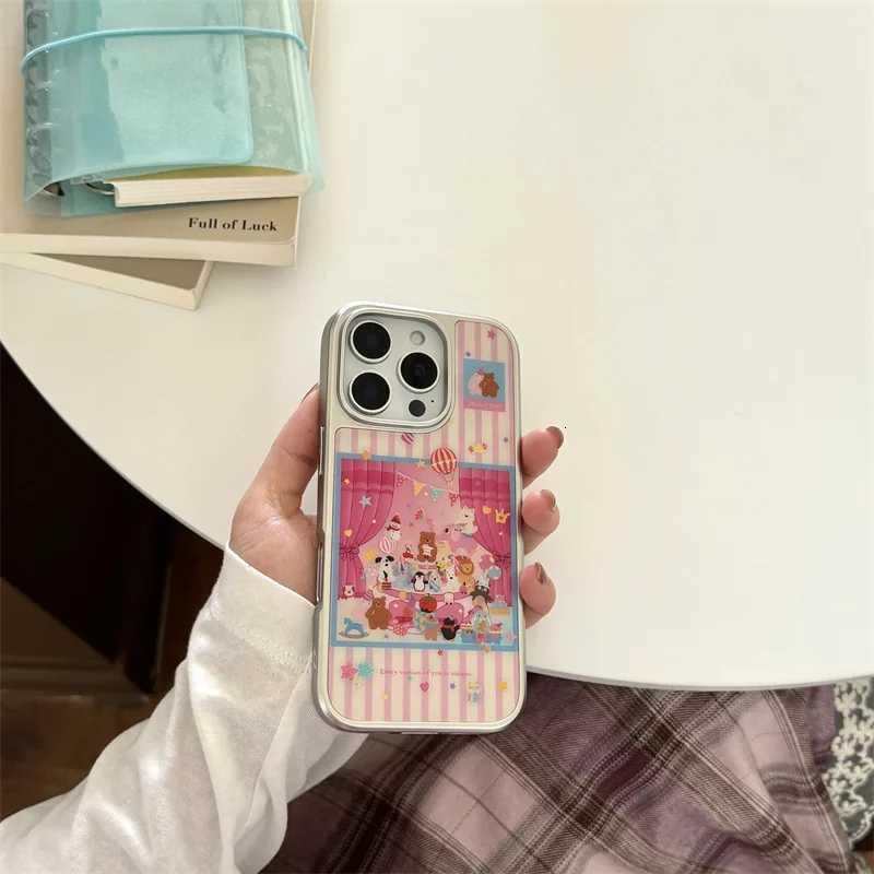 Fashion Solid Color Cute 3D Cat Phone Case For iPhone 17 Pro 15 14 16 Pro Max Cover Shockproof Protective Cases For Wen Girls H251203
