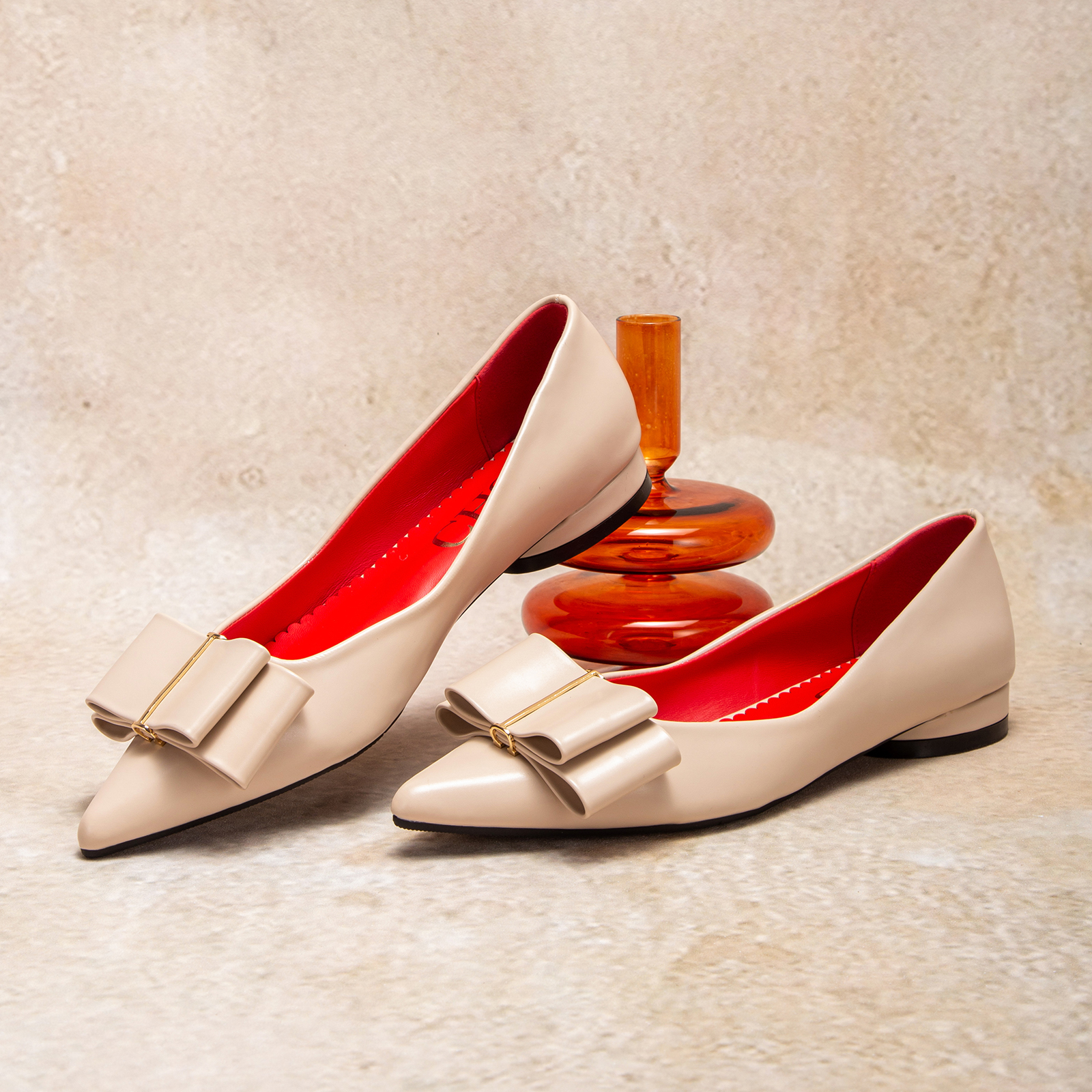 CHCH Solid Colour Simple Women's Single Shoes Fashionable Versatile Wear Comfortable Season New Women's Low-heeled Single Shoes