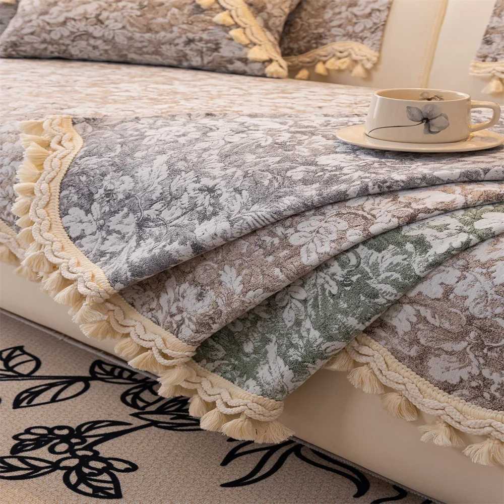 Retro Style High Weight Special-shaped Sofa Cushion 2025 New Autumn and Winter Non-slip One-piece Cushion M251204 - view 5