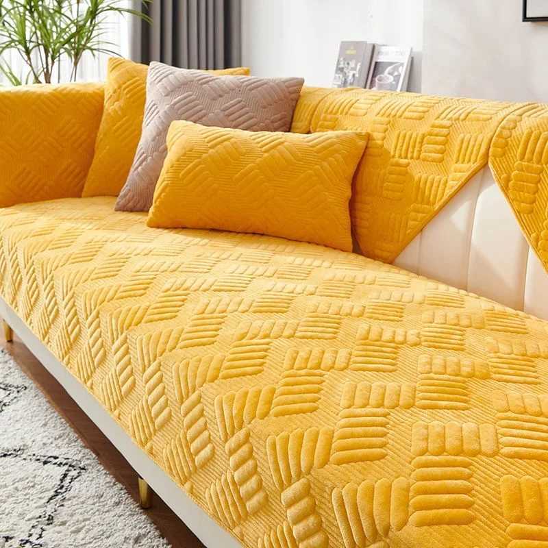 Thicken Plush Sofa Cover Towel Universal Non-slip Sofa Mat Winter Warm Sofa Towel Couch Slipcovers for Living Room Home Decor M251204 - view 7