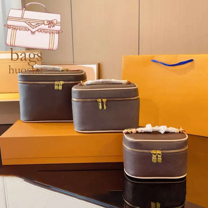 Designer Vanity Bag Women Leather Nice Mini Cosmetic Cases Totes toiletry Luxury Shoulder Bags Crossbody Handbag large makeup bag Top Quality Purses