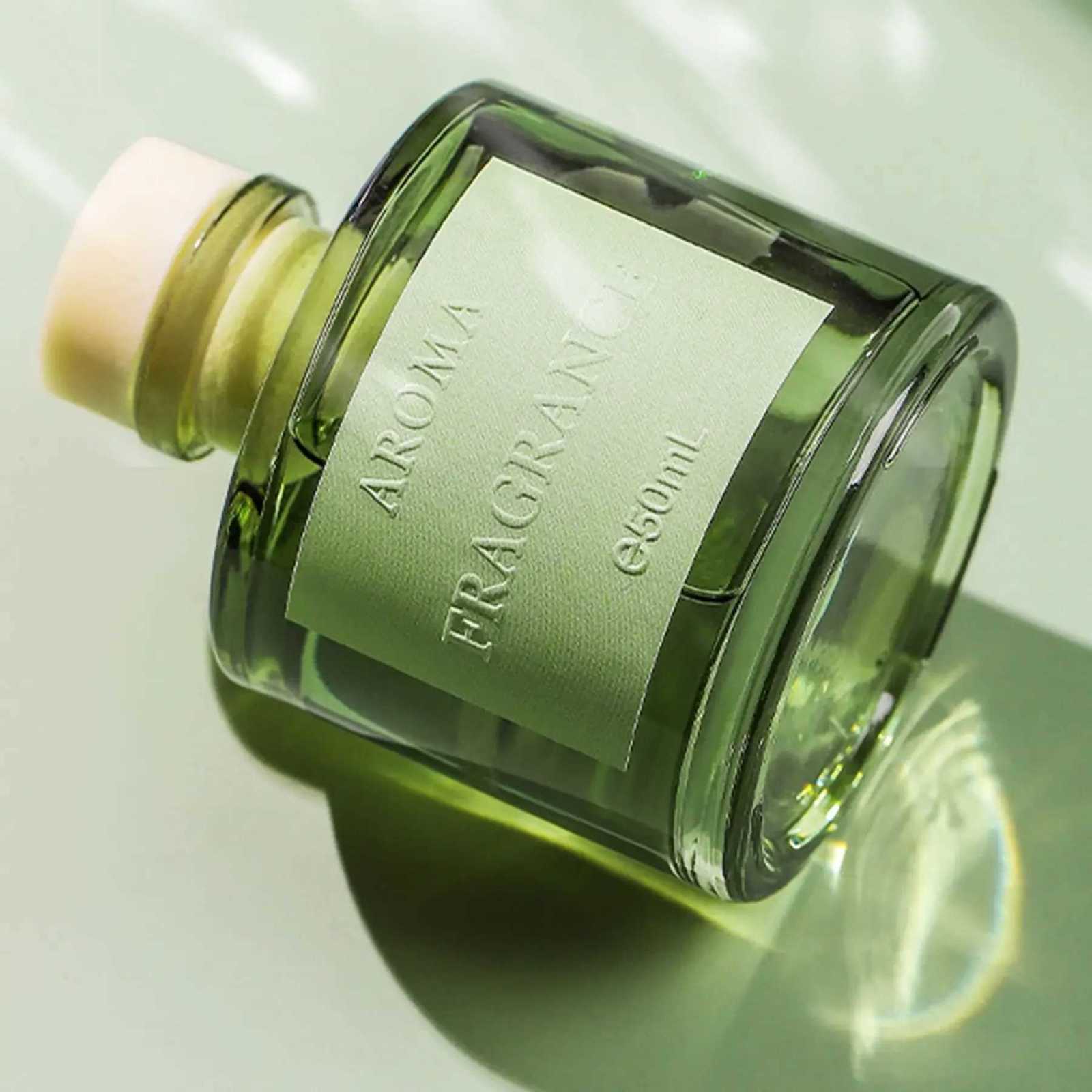 Home rattan flameless essential oil diffuser dry flower gardenia essential oil fragrant flower perfume air freshener Y251204