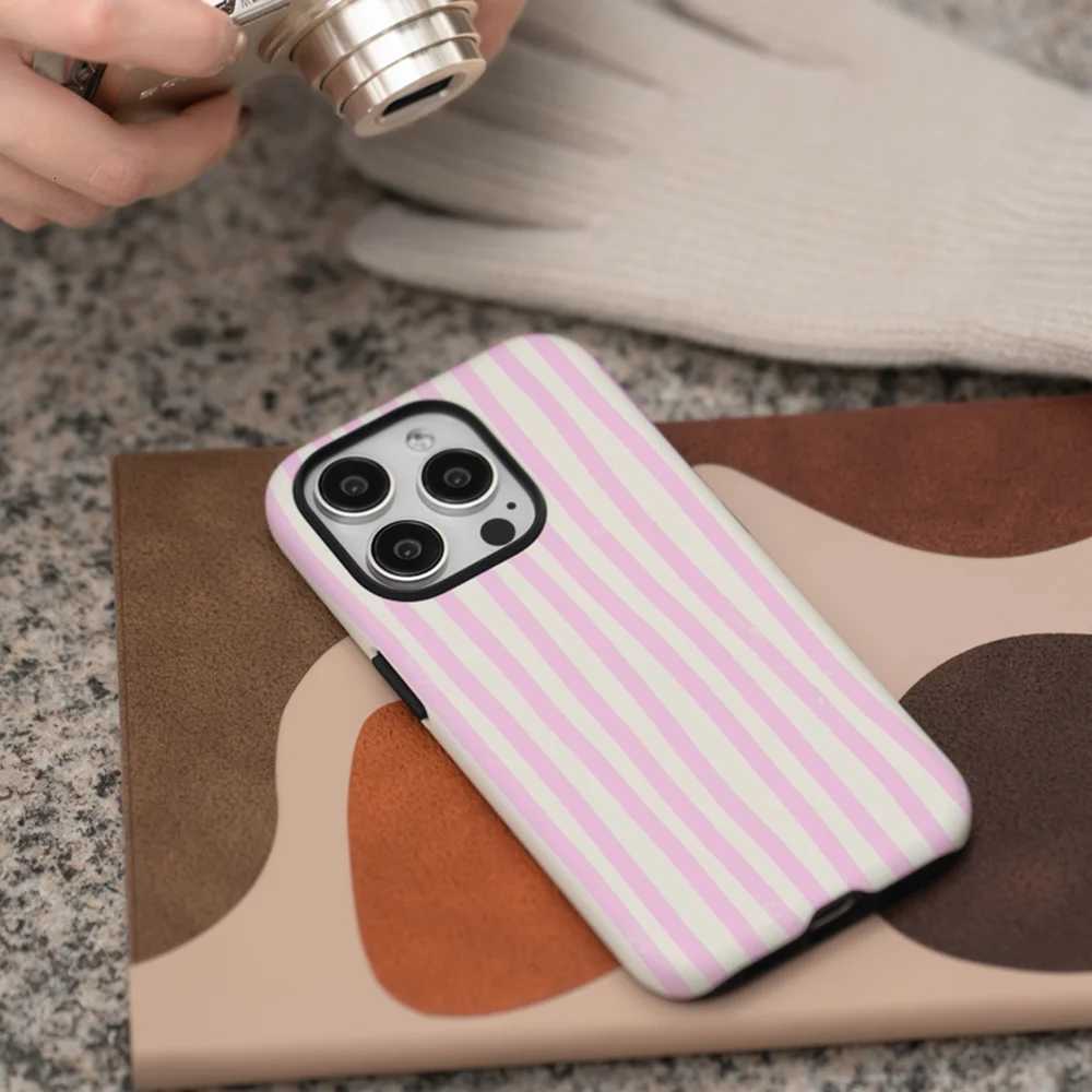 Stripes Phone Case Film Shell For IPhone 16 15 14 13 12 11 Pro Max Plus H251203