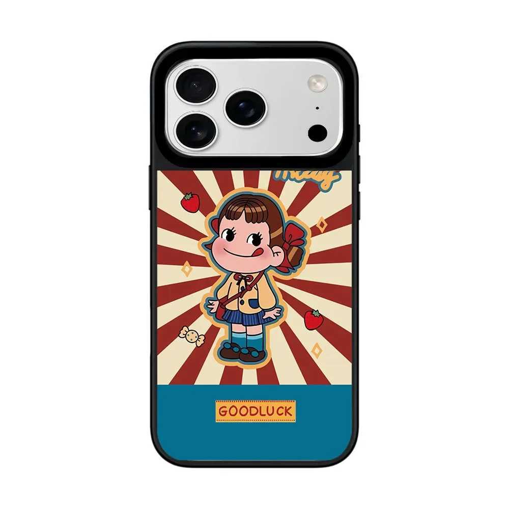 Sweet Candy Girl Mirror Surface Magnetic Phone Case Cover for IPhone 12 13 14 15 16 17 Pro Max Case for IPhone 17 Air H251203
