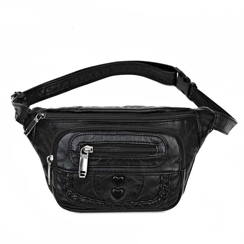 New Fanny pack Retro Female Belt Bag Luxury Women Shoulder Crossbody Bags Fashion Soft leather Waist packs Designer Waist BagT251204