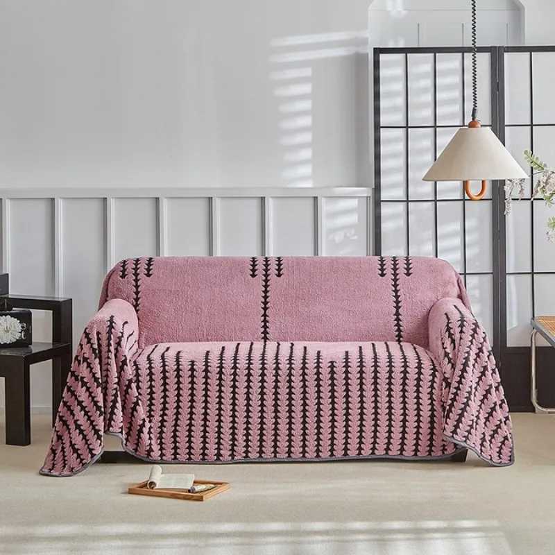 Chenier sofa cover 2025 new solid color four-season universal sofa towel full cover sofa cushion blanket non-slip M251204 - view 7