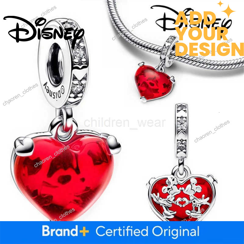 Designer bracelet custom Disney 100th Princess Pumpkin Cart Mickey Mouse Minnie Dumbo Charm Stitch Beads Fit Original Brand Bracelets DIY Jewelry Gift - view 5