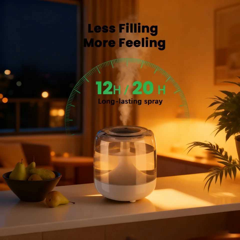 650ml Silent Aratherapy Humidifier Portable Small Night Light Bedro Off Air Water Tank Humidifier C251204