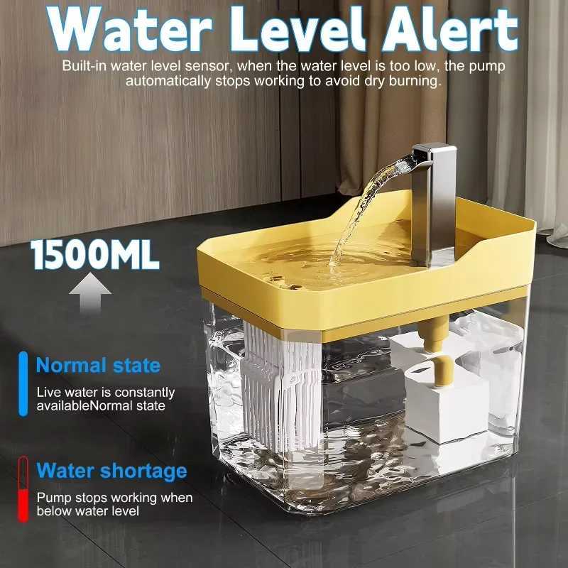 15L Cat Water Fountain Automatic Water Dispenser USB Live Circulation Filter Pet Drinker Quiet Pet Water Fountain Cat Small Pet M251204 - view 6