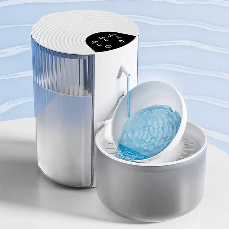 Smart Dump Pet Water Dispenser Wireless Automatic Drinking Fountain Rechargeable Water Feeder Ideal For Cats Small Medium Dog M251204