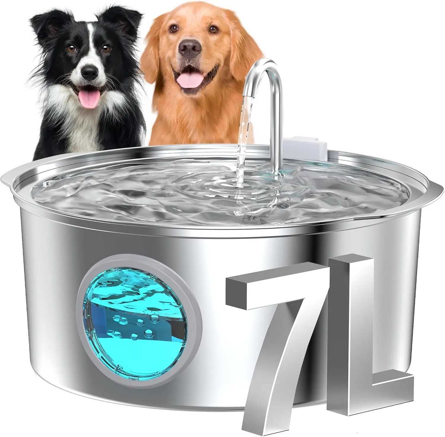 7L Large Capacity Cat Water FountainPet Water Dispenser With FilterDog Drinking Fountain For Cats DogsUltra Quiet Water Pump M251204 - view 3