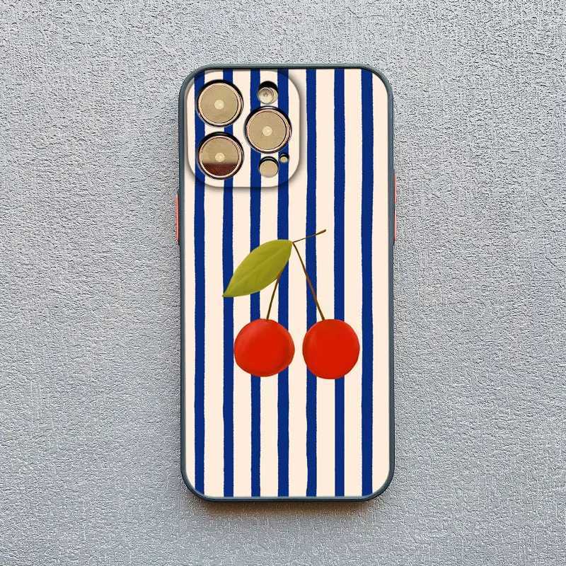 Fresh Summer Fruit Lemon ry Phone Case For iPhone 17 13 12 Mini 11 Pro Max Cases 16 15 14 Pro Max Plus XR XS X Back Cover H251203