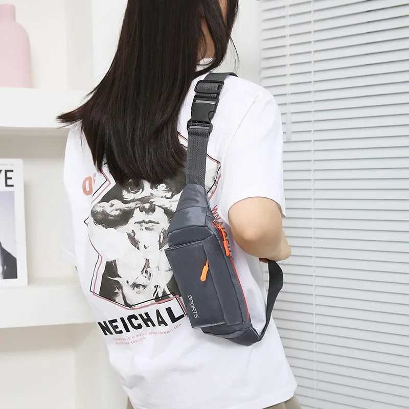 Waterproof Waist Pack Women Sports Running Waist Bag for Men Mobile Phone Holder Belt Bag Gym Fitness Travel Pouch Chest BagsT251204