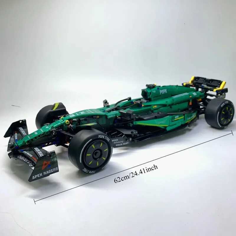 MK6022 1919PCS 18 Martin Aramco AMR24 Building Blocks MOC Technic F1 Car Toys Gifts for Boys Kids W251204