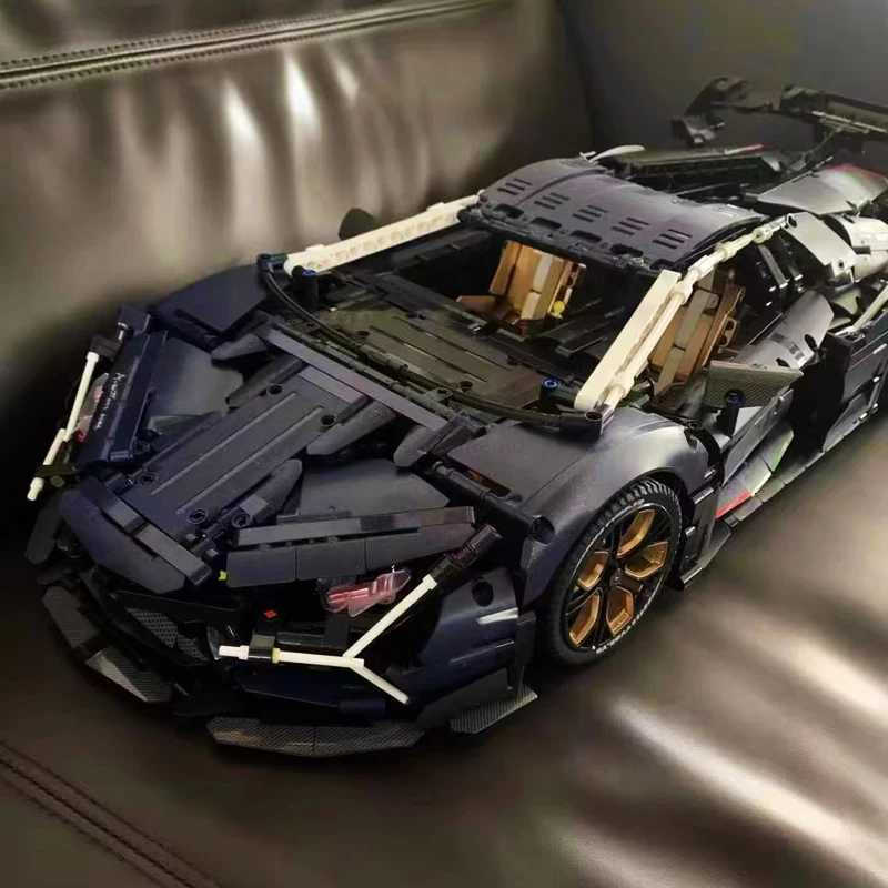 Technical e Racing Sport Car Building Block Ci Mechanical Speed Vehicle Model Brick Toys For Children Birthday Gift MOC C251203