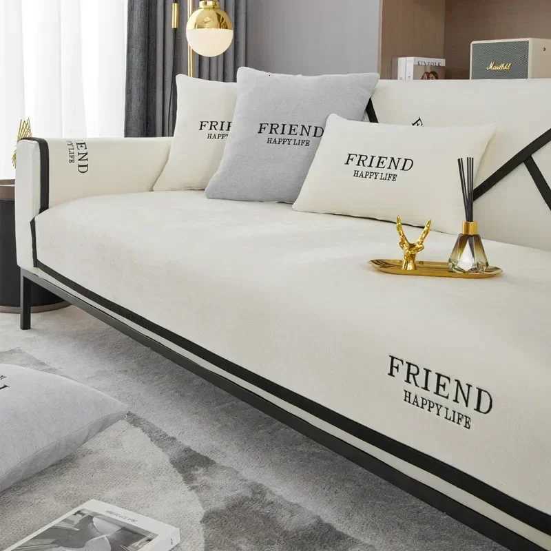 Luxury Sofa Cushion for Living Room Chenille Non-slip Sofas Towel Couch Cover Corner Sofa Towes Seat Pad Home Protection Covers M251204 - view 4
