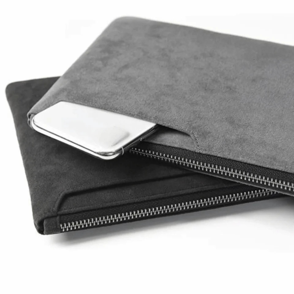 Mens Business Clutch Bag Large Capaci Leather Wallet Handheld Busin Casual Phone Bag Soft Surface Ort Wallet Casual Handbag251203